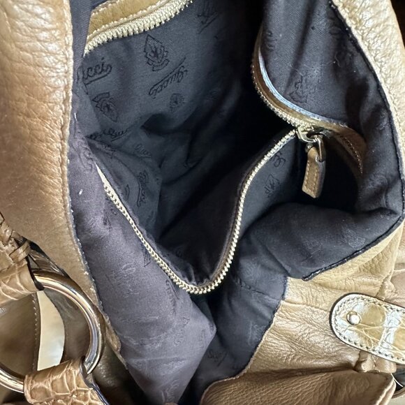 Authentic Gucci G Wave Large Leather Hobo Bag - Picture 16 of 17